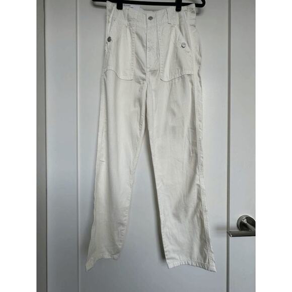 NWT Joe's Jeans Women’s 90's Utility High Rise Straight Pants in Milk Size 26 - Picture 4 of 12